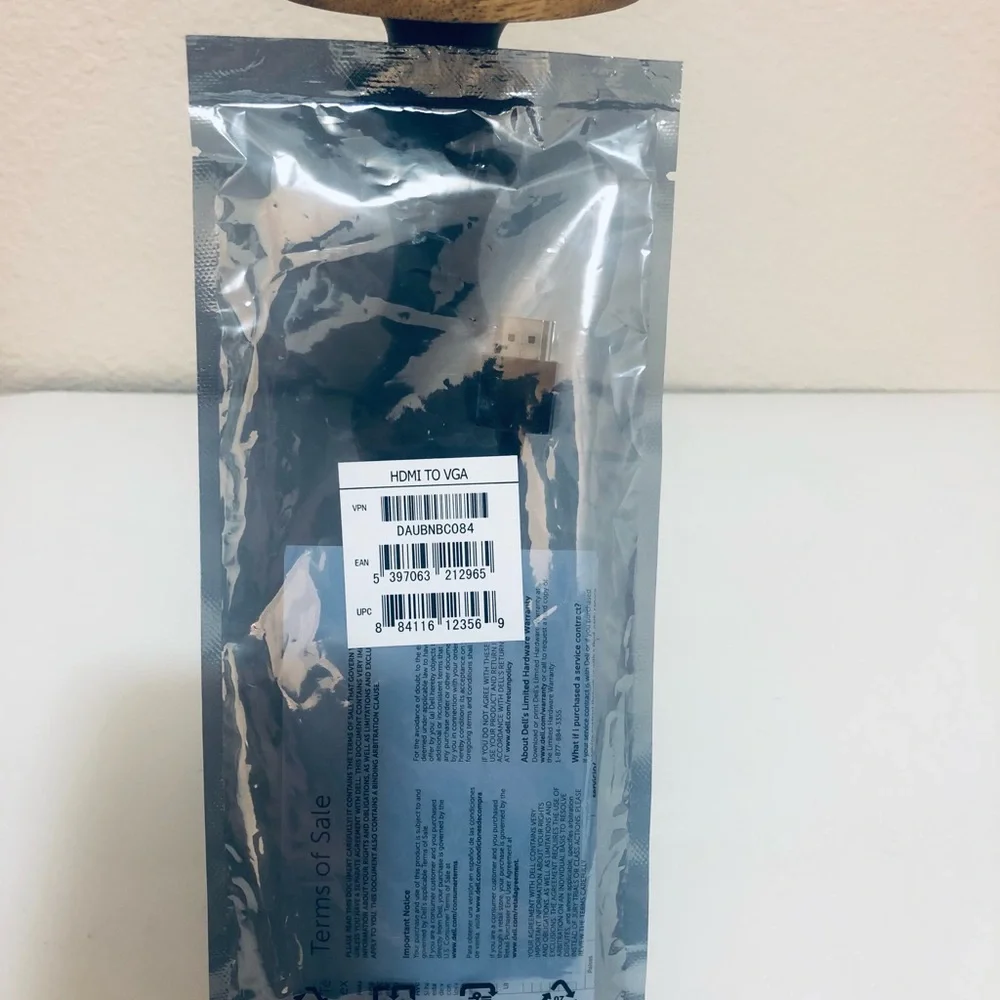 New Genuine DELL HDMI to VGA Adapter